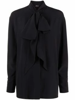 ETRO blouse drapée à col noué