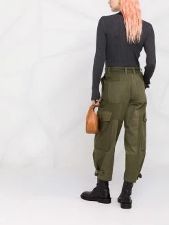 ETRO polo nervuré à manches longues