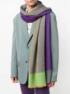 ETRO écharpe colour block en soie