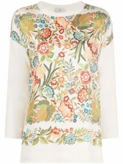 ETRO haut à fleurs