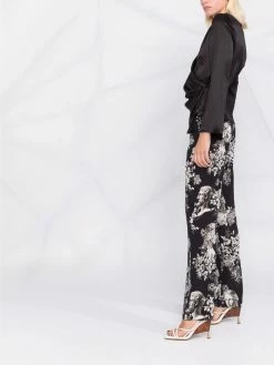 ETRO pantalon à imprimé graphique