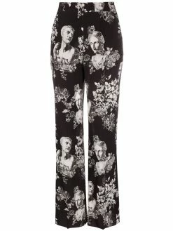 ETRO pantalon à imprimé graphique