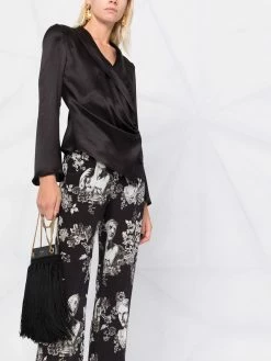 ETRO pantalon à imprimé graphique