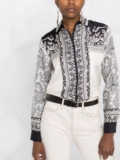 ETRO chemise à motif cachemire