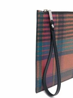 ETRO étui d'iPad à motif tartan