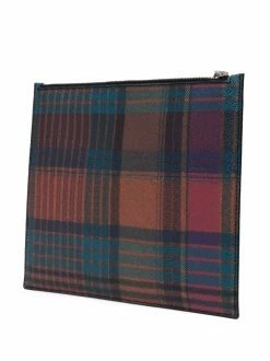 ETRO étui d'iPad à motif tartan