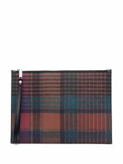 ETRO étui d'iPad à motif tartan