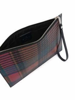 ETRO étui d'iPad à motif tartan