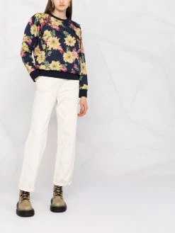 ETRO sweat matelassé à fleurs