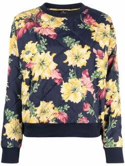 ETRO sweat matelassé à fleurs