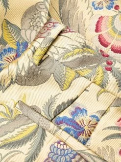ETRO pantalon de tailleur à fleurs en jacquard