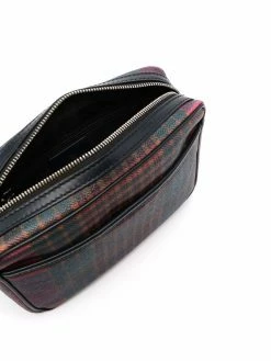 ETRO sac porté épaule à motif tartan
