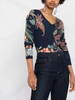 ETRO haut à motif cachemire