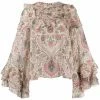 ETRO blouse en soie à imprimé cachemire