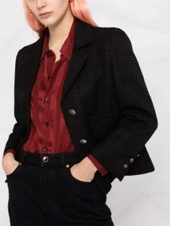 ETRO Prix Favorable Blazer en fil bouclé à simple boutonnage blazers femme 10 ETRO blazer en fil bouclé à simple boutonnage