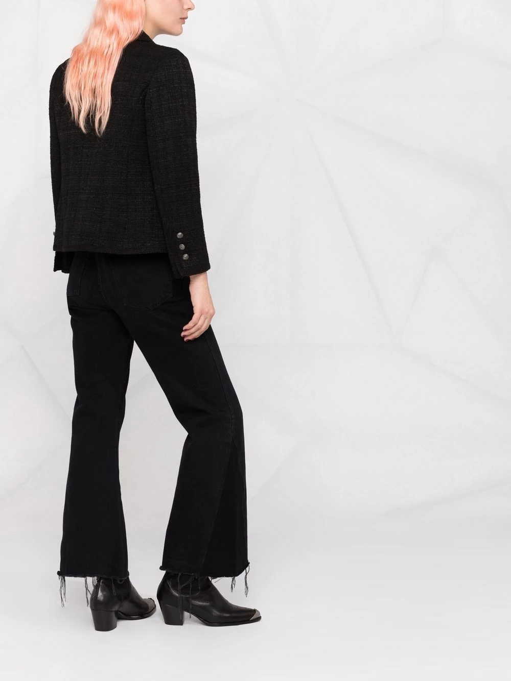 ETRO Prix Favorable Blazer en fil bouclé à simple boutonnage blazers femme 6 ETRO blazer en fil bouclé à simple boutonnage