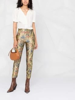 ETRO blouse en soie à col noué