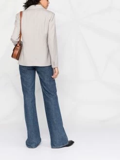 ETRO blazer cintré à simple boutonnage