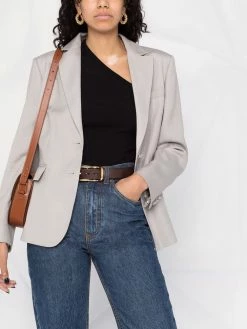 ETRO blazer cintré à simple boutonnage