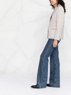 ETRO blazer cintré à simple boutonnage