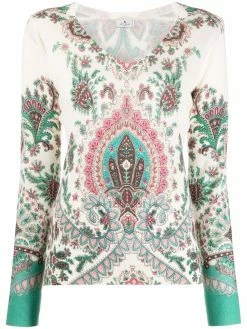 ETRO pull à col v