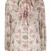 ETRO chemise en soie à motif cachemire