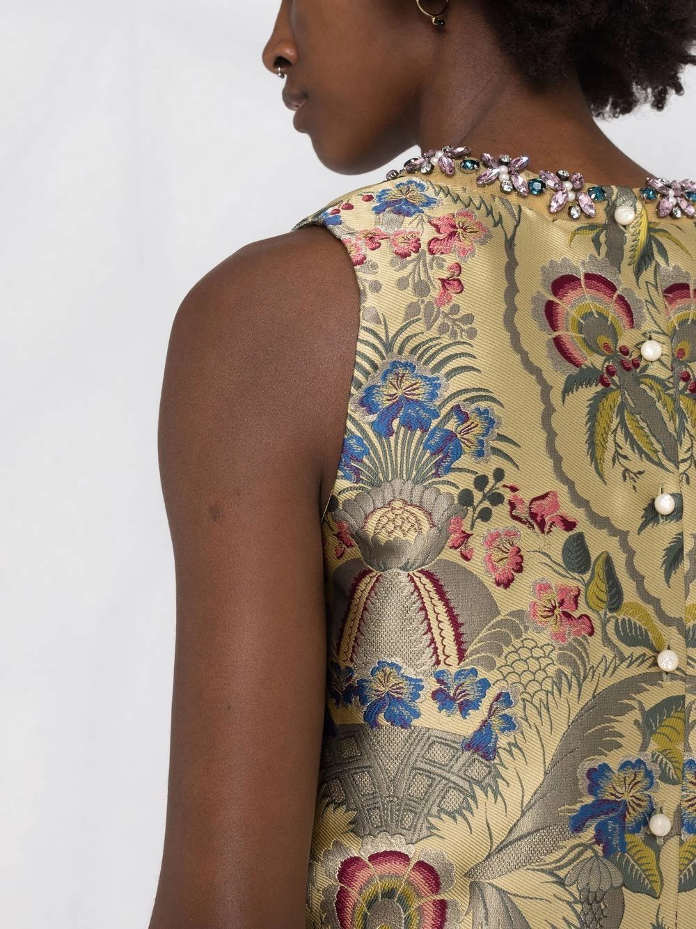 ETRO Un Tarif Préférentiel Blouse en soie à fleurs brodées blouses femme 3 ETRO blouse en soie à fleurs brodées