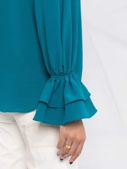 ETRO blouse drapée à volants