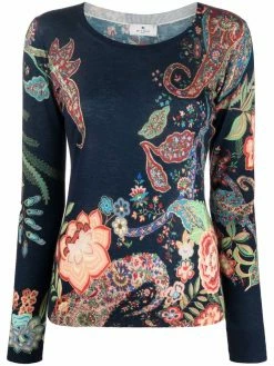 ETRO haut à motif cachemire