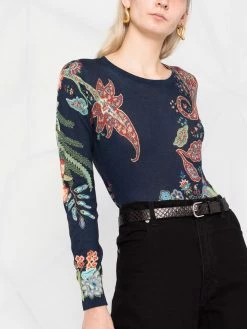 ETRO haut à motif cachemire
