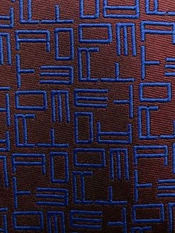 ETRO cravate en soie à logo brodé