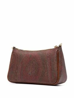 ETRO sac à main en cuir à broderies