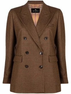 ETRO blazer à carreaux