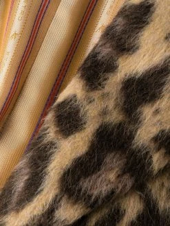 ETRO manteau boutonné à motif léopard