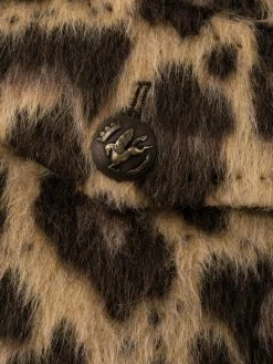 ETRO manteau boutonné à motif léopard