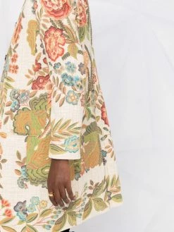 ETRO manteau à fleurs