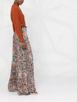 ETRO blouse en soie à ouverture goutte d'eau