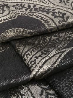 ETRO écharpe à motif cachemire métallisé