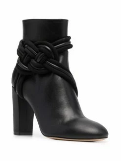 ETRO bottines à détail tressé