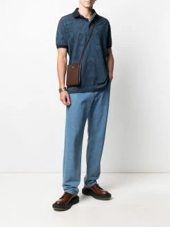 ETRO polo à imprimé cachemire