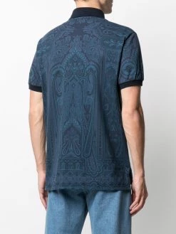 ETRO polo à imprimé cachemire