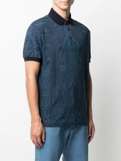 ETRO polo à imprimé cachemire