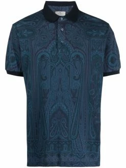 ETRO polo à imprimé cachemire