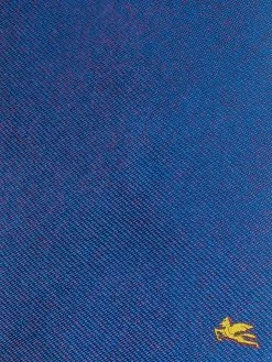 ETRO cravate à logo brodé
