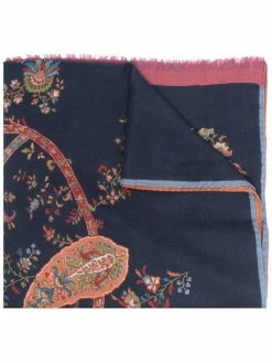 ETRO écharpe à motif cachemire brodé