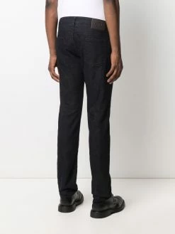 ETRO jean droit à imprimé cachemire