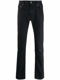ETRO jean droit à imprimé cachemire
