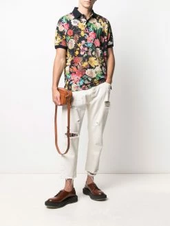 ETRO polo à fleurs