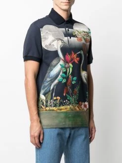 ETRO polo imprimé Heron