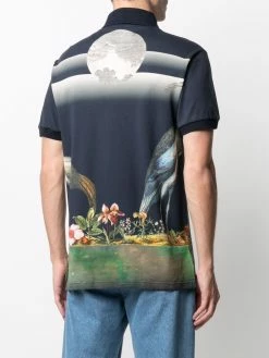 ETRO polo imprimé Heron